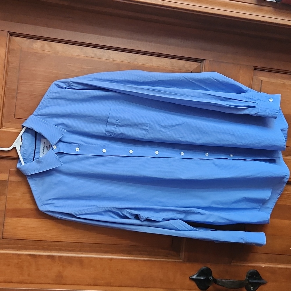 Croft& Barrow Mens Blue Dress Shirt